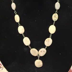 Elegant Mother of Stone Necklace